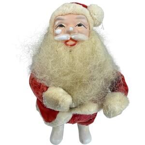 Vintage Harold Gale Santa Claus 10 inch Posable arms Christmas 1950s MCM